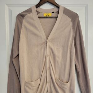 Five Four Poggy The Man Two Tone Cardigan Sweater size M